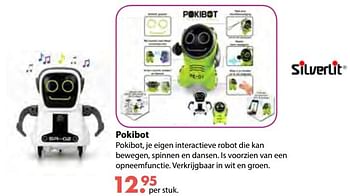 Aanbiedingen Pokibot - Silverlit - Geldig van 08/10/2018 tot 06/12/2018 bij Multi Bazar