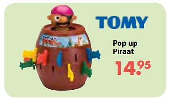 Aanbiedingen Pop up piraat - Tomy - Geldig van 08/10/2018 tot 06/12/2018 bij Multi Bazar