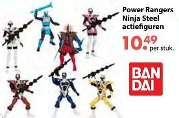 Aanbiedingen Power rangers ninja steel actiefiguren - Bandai Namco Entertainment - Geldig van 08/10/2018 tot 06/12/2018 bij Multi Bazar