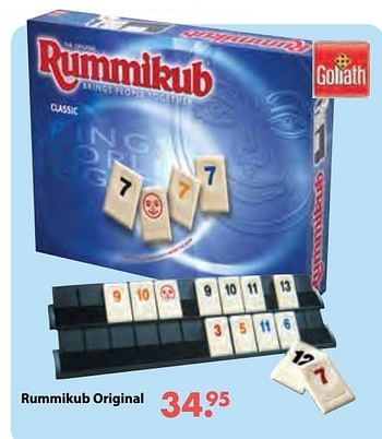 Aanbiedingen Rummikub original - Goliath - Geldig van 08/10/2018 tot 06/12/2018 bij Multi Bazar