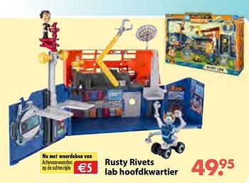 Aanbiedingen Rusty rivets lab hoofdkwartier - Rusty Rivets - Geldig van 08/10/2018 tot 06/12/2018 bij Multi Bazar