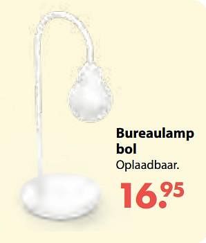 Aanbiedingen Bureaulamp bol - Huismerk - Multi Bazar - Geldig van 08/10/2018 tot 06/12/2018 bij Multi Bazar