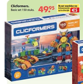 Aanbiedingen Clicformers - Clicformers - Geldig van 08/10/2018 tot 06/12/2018 bij Multi Bazar
