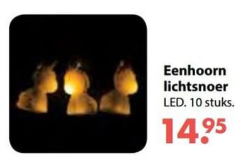 Aanbiedingen Eenhoorn lichtsnoer - Mood Light - Geldig van 08/10/2018 tot 06/12/2018 bij Multi Bazar
