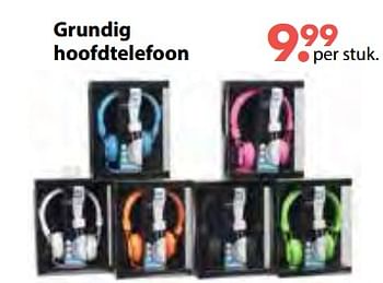 Aanbiedingen Grundig hoofdtelefoon - Grundig - Geldig van 08/10/2018 tot 06/12/2018 bij Multi Bazar