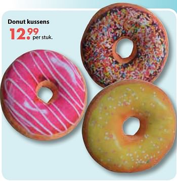 Aanbiedingen Donut kussens - Huismerk - Multi Bazar - Geldig van 08/10/2018 tot 06/12/2018 bij Multi Bazar