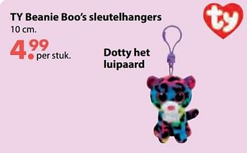 Aanbiedingen Dotty het luipaard - TY Beanie Boo - Geldig van 08/10/2018 tot 06/12/2018 bij Multi Bazar