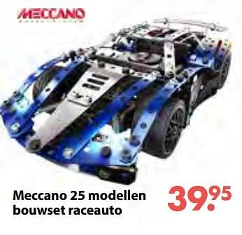 Aanbiedingen Meccano 25 modellen bouwset raceauto - Meccano - Geldig van 08/10/2018 tot 06/12/2018 bij Multi Bazar