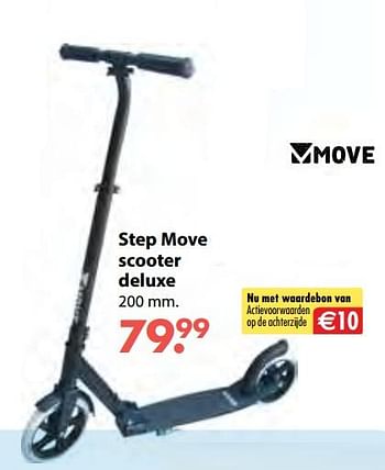 Aanbiedingen Step move scooter deluxe - Move - Geldig van 08/10/2018 tot 06/12/2018 bij Multi Bazar