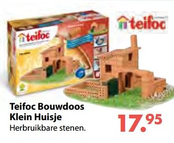 Aanbiedingen Teifoc bouwdoos klein huisje - teifoc - Geldig van 08/10/2018 tot 06/12/2018 bij Multi Bazar