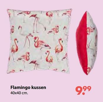 Aanbiedingen Flamingo kussen - Huismerk - Multi Bazar - Geldig van 08/10/2018 tot 06/12/2018 bij Multi Bazar