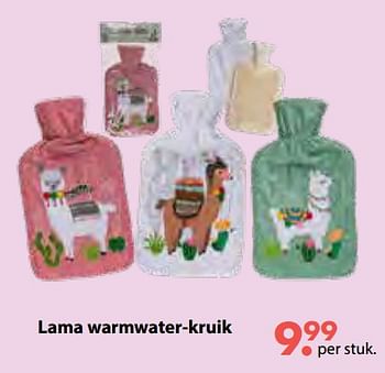 Aanbiedingen Lama warmwater-kruik - Huismerk - Multi Bazar - Geldig van 08/10/2018 tot 06/12/2018 bij Multi Bazar