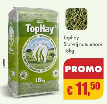Aanbiedingen Tophay stofvrij natuurhooi - Jopack - Geldig van 01/10/2018 tot 31/10/2018 bij Multi Bazar