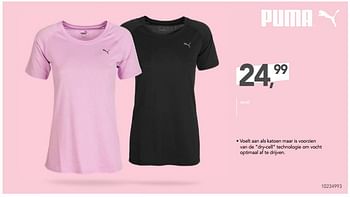 Aanbiedingen T-shirt - Puma - Geldig van 07/10/2018 tot 28/10/2018 bij Bristol