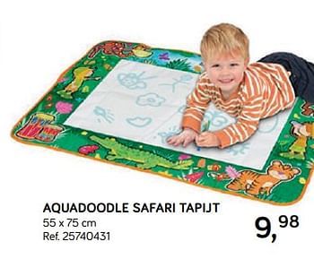 Aanbiedingen Aquadoodle safari tapijt - Huismerk - Supra Bazar - Geldig van 16/10/2018 tot 11/12/2018 bij Supra Bazar