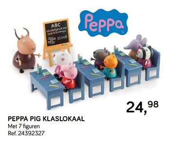 Aanbiedingen Peppa pig klaslokaal - Peppa  Pig - Geldig van 16/10/2018 tot 11/12/2018 bij Supra Bazar