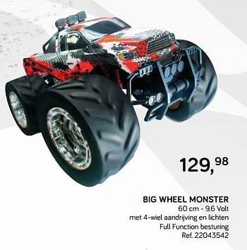 Aanbiedingen Big wheel monster - Huismerk - Supra Bazar - Geldig van 16/10/2018 tot 11/12/2018 bij Supra Bazar