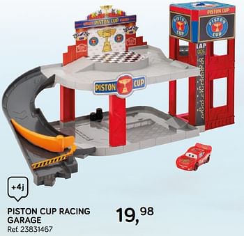 Aanbiedingen Piston cup racing garage - Disney - Geldig van 16/10/2018 tot 11/12/2018 bij Supra Bazar