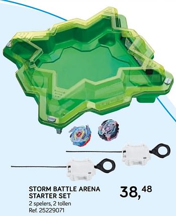 Aanbiedingen Storm battle arena starter set - Hasbro - Geldig van 16/10/2018 tot 11/12/2018 bij Supra Bazar