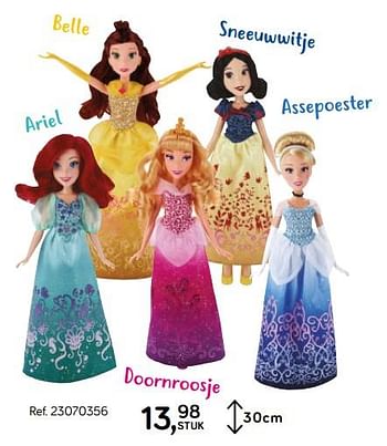 Aanbiedingen Disney princess - Hasbro - Geldig van 16/10/2018 tot 11/12/2018 bij Supra Bazar
