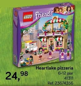 Aanbiedingen Heartlake pizzeria - Lego - Geldig van 16/10/2018 tot 11/12/2018 bij Supra Bazar