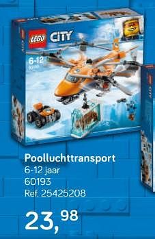 Aanbiedingen Poolluchttransport - Lego - Geldig van 16/10/2018 tot 11/12/2018 bij Supra Bazar