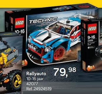 Aanbiedingen Rallyauto - Lego - Geldig van 16/10/2018 tot 11/12/2018 bij Supra Bazar