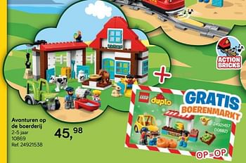 Aanbiedingen Avonturen op de boerderij - Lego - Geldig van 16/10/2018 tot 11/12/2018 bij Supra Bazar