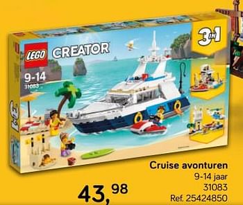 Aanbiedingen Cruise avonturen - Lego - Geldig van 16/10/2018 tot 11/12/2018 bij Supra Bazar