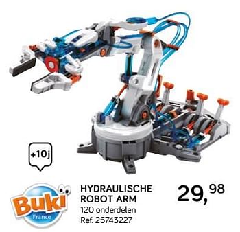 Aanbiedingen Hydraulische robot arm - Buki - Geldig van 16/10/2018 tot 11/12/2018 bij Supra Bazar