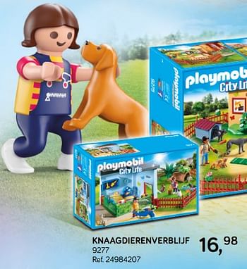 Aanbiedingen Knaagdierenverblijf - Playmobil - Geldig van 16/10/2018 tot 11/12/2018 bij Supra Bazar
