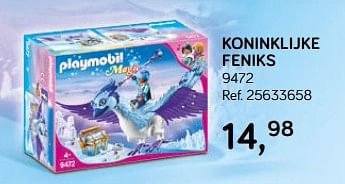 Aanbiedingen Koninklijke feniks - Playmobil - Geldig van 16/10/2018 tot 11/12/2018 bij Supra Bazar