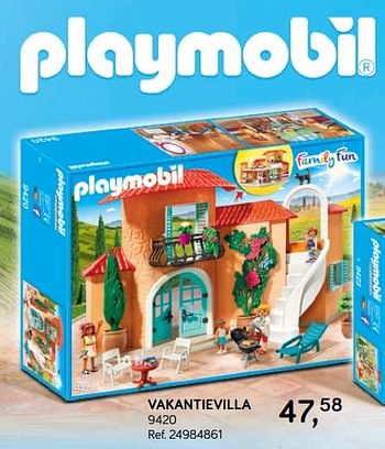 Aanbiedingen Vakantievilla - Playmobil - Geldig van 16/10/2018 tot 11/12/2018 bij Supra Bazar