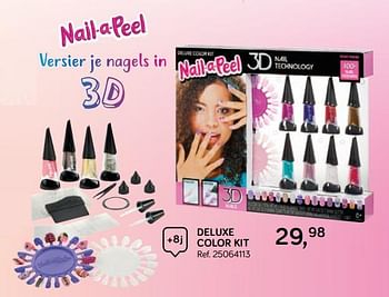 Aanbiedingen Deluxe color kit - Nail-a-Peel - Geldig van 16/10/2018 tot 11/12/2018 bij Supra Bazar