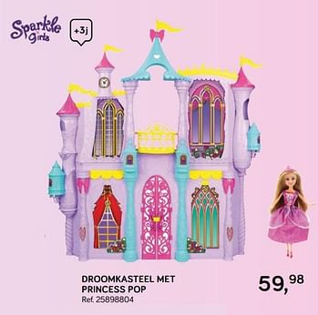 Aanbiedingen Droomkasteel met princess pop - Sparkle Girlz - Geldig van 16/10/2018 tot 11/12/2018 bij Supra Bazar