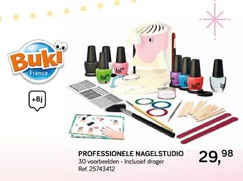 Aanbiedingen Professionele nagelstudio - Buki France - Geldig van 16/10/2018 tot 11/12/2018 bij Supra Bazar