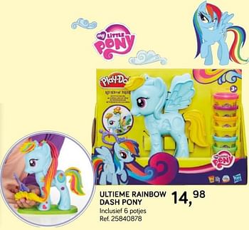 Aanbiedingen Ultieme rainbow dash pony - Hasbro - Geldig van 16/10/2018 tot 11/12/2018 bij Supra Bazar
