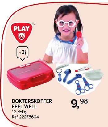 Aanbiedingen Dokterskoffer feel well - Play-Go - Geldig van 16/10/2018 tot 11/12/2018 bij Supra Bazar