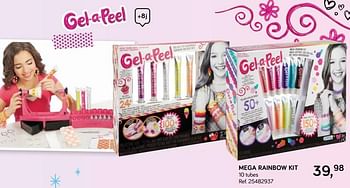 Aanbiedingen Mega rainbow kit - Gel-a-Peel - Geldig van 16/10/2018 tot 11/12/2018 bij Supra Bazar