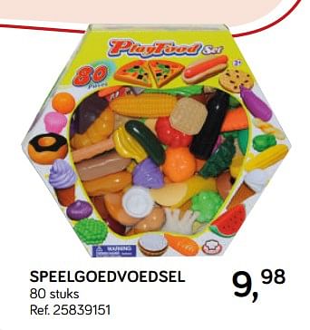 Aanbiedingen Speelgoedvoedsel - Huismerk - Supra Bazar - Geldig van 16/10/2018 tot 11/12/2018 bij Supra Bazar