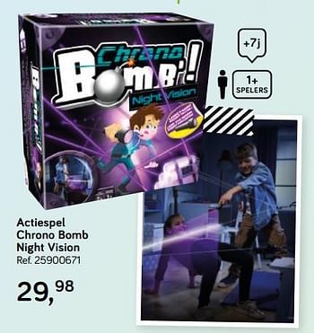 Aanbiedingen Actiespel chrono bomb night vision - Asmodee - Geldig van 16/10/2018 tot 11/12/2018 bij Supra Bazar