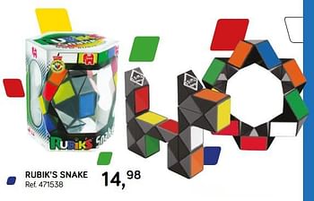 Aanbiedingen Rubik`s snake - Jumbo - Geldig van 16/10/2018 tot 11/12/2018 bij Supra Bazar