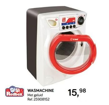 Aanbiedingen Wasmachine - Redbox - Geldig van 16/10/2018 tot 11/12/2018 bij Supra Bazar