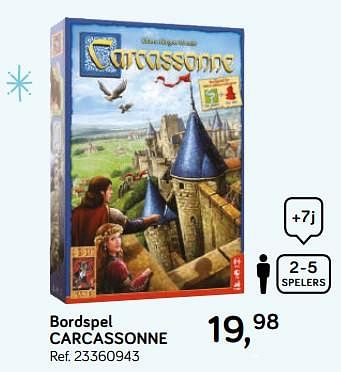 Aanbiedingen Bordspel carcassonne - 999games - Geldig van 16/10/2018 tot 11/12/2018 bij Supra Bazar