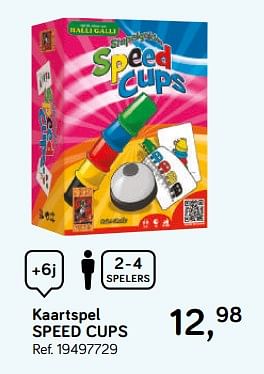 Aanbiedingen Kaartspel speed cups - 999games - Geldig van 16/10/2018 tot 11/12/2018 bij Supra Bazar