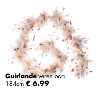 Aanbiedingen Guirlande veren boa - Huismerk - Multi Bazar - Geldig van 05/11/2018 tot 25/12/2018 bij Multi Bazar