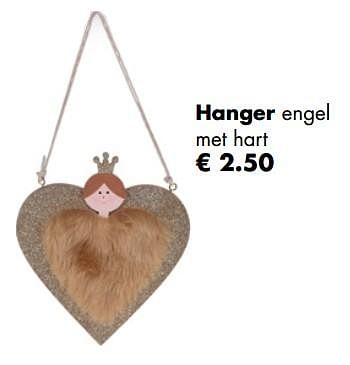 Aanbiedingen Hanger engel met hart - Huismerk - Multi Bazar - Geldig van 05/11/2018 tot 25/12/2018 bij Multi Bazar