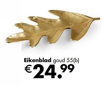 Aanbiedingen Eikenblad goud - Huismerk - Multi Bazar - Geldig van 05/11/2018 tot 25/12/2018 bij Multi Bazar