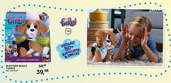 Aanbiedingen Blaffende beagle charlie - Hasbro - Geldig van 06/11/2018 tot 11/12/2018 bij Supra Bazar