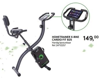 Aanbiedingen Hometrainer x-bike cardio fit b25 - Tunturi - Geldig van 06/11/2018 tot 11/12/2018 bij Supra Bazar